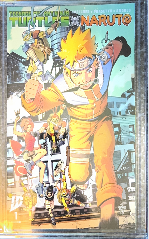 Teenage Mutant Ninja Turtles x Naruto (2024) #1 cover