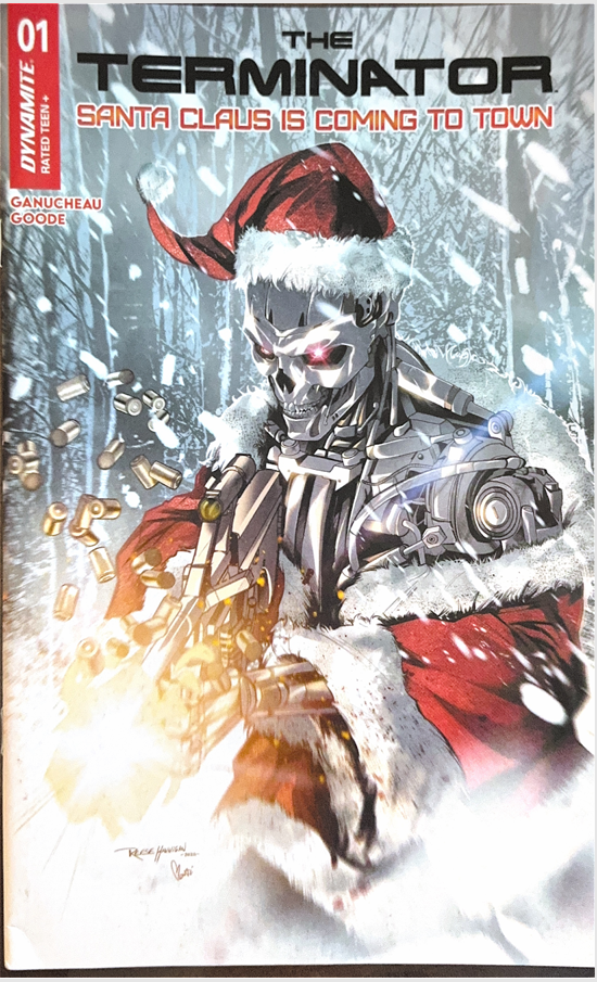The Terminator: Santa Claus is Coming to Town (2024) #1 cover