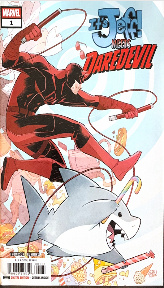 It's Jeff! Meets Daredevil #1 cover